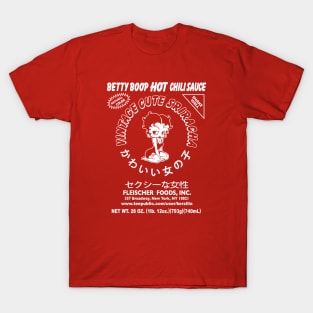 BETTY BOOP - sriracha hot sauce T-Shirt